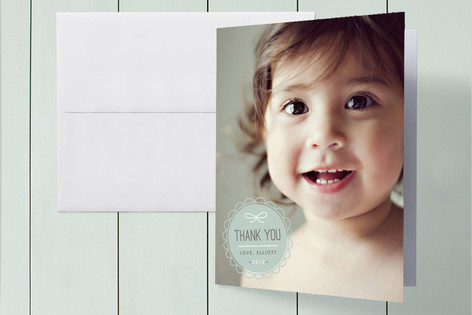 Scalloped Seal Thank You Cards