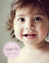 Scalloped Seal Thank You Cards