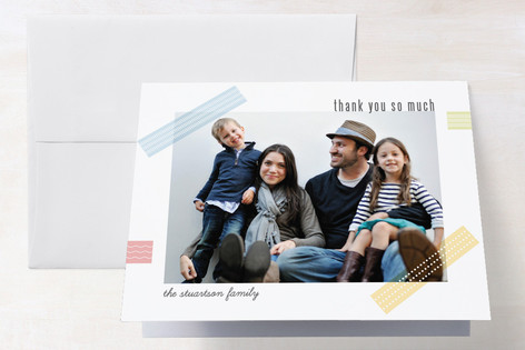 Family Craft Thank You Cards