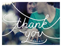 Photo Script Thank You Cards