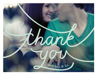 Photo Script Thank You Cards