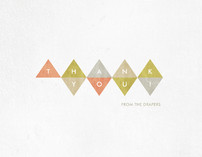 Modern Geometry Thank You Cards