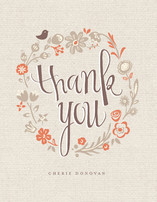 Garden Lullaby Thank You Cards
