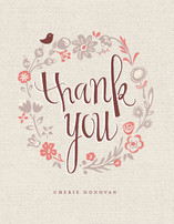 Garden Lullaby Thank You Cards