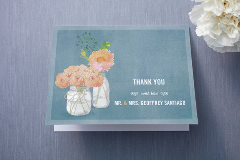 Bouquet D'Amour Thank You Cards