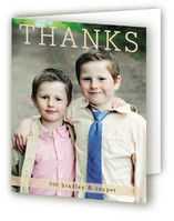 Thanks from the Boys Thank You Cards