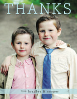 Thanks from the Boys Thank You Cards