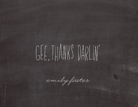Gee Thanks Darlin' Thank You Cards