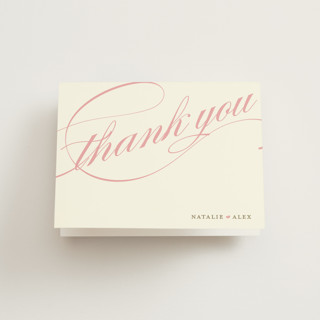 Winter Flourish Thank You Cards