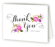 Bouquet Thank You Cards