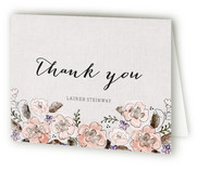 Garden Rose Thank You Cards