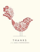 Floral Fringe Thank You Cards