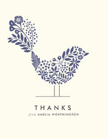Floral Fringe Thank You Cards