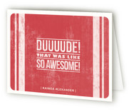 Duuude! Thank You Cards