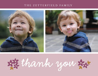 Simple Greetings Thank You Cards