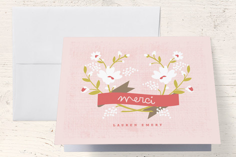 Merci Banner Thank You Cards