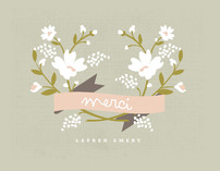 Merci Banner Thank You Cards