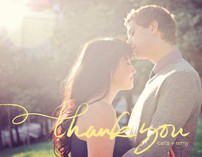 Quickly Penned Thank You Cards