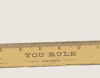 You Rule Thank You Cards