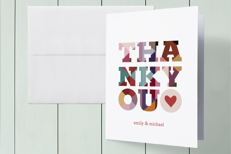 Big Diamond Thank You Thank You Cards