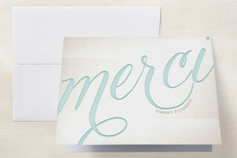 French Flair Thank You Cards