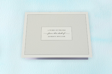 Businesslike Thank You Cards