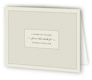 Businesslike Thank You Cards