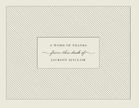 Businesslike Thank You Cards