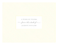 Businesslike Thank You Cards