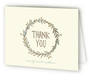 Wreath of Thanks Thank You Cards
