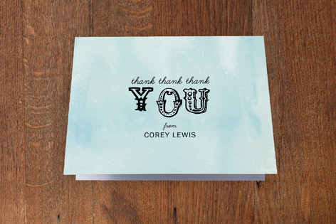 Funky Fresh Thank You Cards