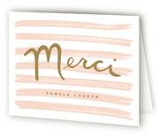 French Stripes Thank You Cards