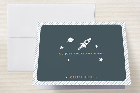 Rock My World Thank You Cards