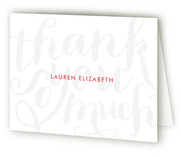 Chic Grafitti Thank You Cards