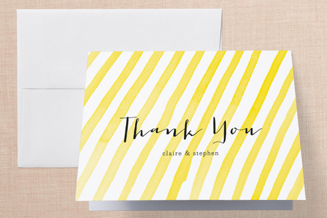 Stripey Thank You Cards