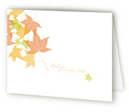 Autumn Leaves Thank You Cards