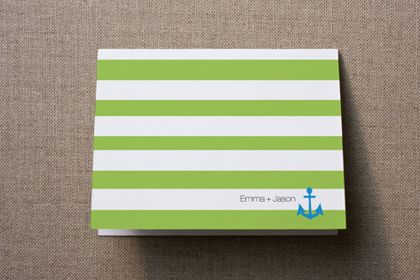 Anchors Aweigh Thank You Cards