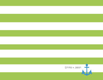 Anchors Aweigh Thank You Cards