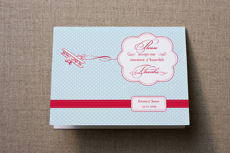 Come Fly With Me Thank You Cards
