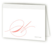 Classic Monogram Thank You Cards