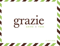 float + grazie Thank You Cards