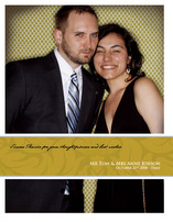 Golden Wrap Thank You Cards