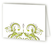 Letter Swirl Thank You Cards