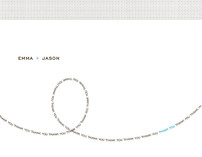 Modern Loop Thank You Cards