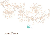 Pretty Little Bird Thank You Cards