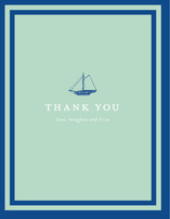 Sails Away Thank You Cards