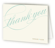 Winter Flourish Thank You Cards