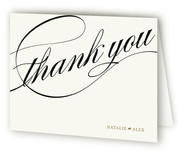 Winter Flourish Thank You Cards