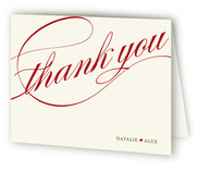 Winter Flourish Thank You Cards