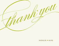 Winter Flourish Thank You Cards